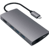 Satechi USB-C to USB-A, Ethernet, and HDMI Dock Space Gray