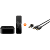 Apple TV 4K 32GB + BlueBuilt HDMI Kabel Nylon 1,5 Meter Zwart + 90° Adapter