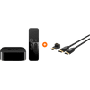 Apple TV HD - 32 GB + BlueBuilt HDMI Kabel Nylon 1,5 Meter Zwart + 90° Adapter