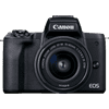 Canon EOS M50 Mark II Zwart + 15-45mm IS STM Zwart + 55-200mm IS STM Zwart