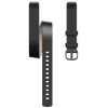 Fitbit Luxe Leren Dubbel Bandje Zwart