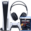 Playstation 5 + Spider-Man Miles Morales + 3D Pulse Headset