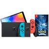 Nintendo Switch OLED Rood/Blauw + Pokemon Brilliant Diamond