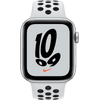 Apple Watch Nike SE 44mm Zilver Aluminium Witte Sportband