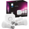 Philips Hue White and Color Startpakket E27 3-pack + Bridge