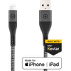 BlueBuilt Usb A naar Lightning Kabel 1,5m Kevlar Zwart