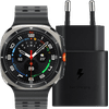 Samsung Galaxy Watch Ultra 4G Zilver/Zwart 47mm + Oplader 25W