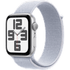 Apple Watch SE 2024 44mm Silver Sport Watch Strap
