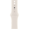Apple Watch 38/40/41 mm Siliconen Horlogeband Sterrenlicht - S/M