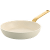 Greenpan Evolution koekenpan 24 cm Cream White