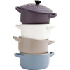Le Creuset Set 4 Ronde Mini Stoof/Braadpannen 10 cm