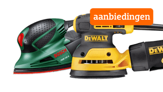 Bosch en DeWalt schuurmachines