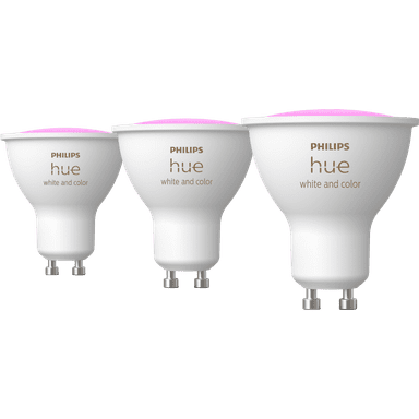 Philips Hue White and Color GU10 3-pack