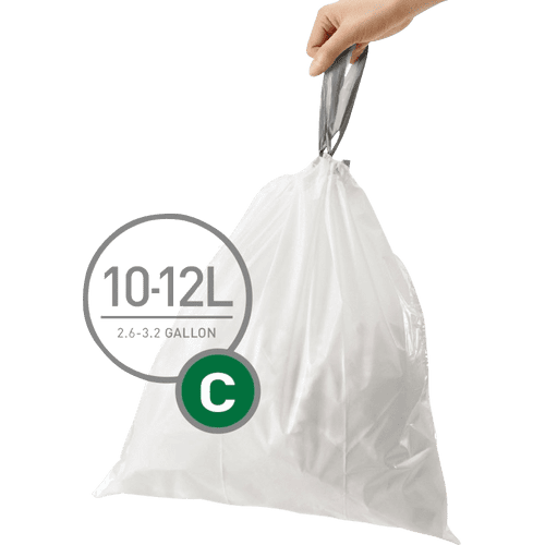 Simplehuman Afvalzak Code D Pocket Liners 20 Liter (60 stuks