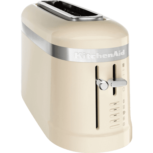 WMF Küchenminis Long Slot Toaster, 2 Slices with Roll Attachment, Narrow XXL Bagel Function, 7 Browning Levels, 900 W, Stainless Steel Matt Black