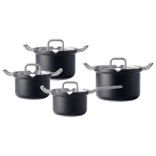 Tefal Jamie Oliver Quick & Easy Stainless Steel 4 Piece Pan Set