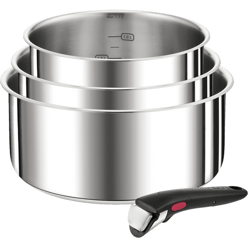 Tefal Ingenio Preference 7-delige RVS Set  Koeken- Kookpannen Hapjespan Inductie 66cf2922958bbc574501a8c6