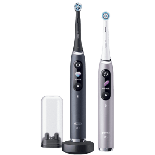 metaal Geef rechten ik heb nodig Oral-B iO - 8n - Elektrische Tandenborstels Wit En Zwart, Duopack -  Coolblue - Voor 23.59u, morgen in huis