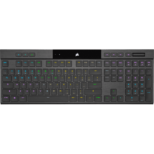 CORSAIR K100 AIR Wireless RGB Keyboard Mandeacutercanic Gaming Ultradun – CHERRY MX touch-schakelaar en graveur laag