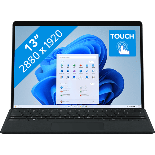 Microsoft Surface Pro X SQ2 16GB 512GB Platinum Coolblue Voor