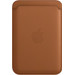 Apple Leather Wallet for iPhone with MagSafe Saddle Brown