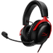 HyperX Cloud III Wireless Gaming Headset - Zwart/Rood(PC, PS5, PS4)