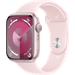 Apple Watch Series 9 45mm Roze Aluminium Sportband S/M