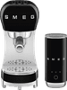 SMEG ECF12BLEU Zwart + melkopschuimer