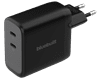 BlueBuilt 100W GaN Oplader met 2 Usb C Poorten Zwart