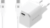BlueBuilt Power Delivery Oplader 30W + Usb C Kabel 3m Nylon Wit