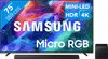 Samsung Micro RGB 75" R85H (2026) + Samsung HW-QS700F (2025)