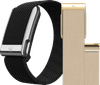 WHOOP MG Life Zwart Abonnement 1 Jaar + WHOOP MG SuperKnit Luxe Band Donkerblauw