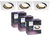 Philips Hue Centura inbouwspot White & Colour vierkant wit 3-Pack