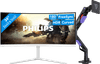 Philips Evnia 34M2C5501A/00 Curved + Vortech Monitorarm met