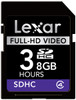 Lexar SDHC 8GB Full-HD Video