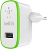 Belkin Thuislader met USB port 2.4 Amp.