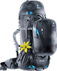 Deuter Quantum 60L + 10L Black/Turquoise