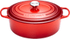 Le Creuset Signature Ovale Braadpan 31 cm Kersenrood