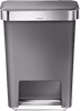 Simplehuman Rectangular Liner Pocket 45L Gray