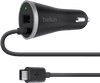 Belkin Car charger USB-C + USB 3A Black