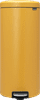 Brabantia NewIcon Pedal Trash Can 30L Mineral Mustard Yellow