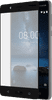 Azuri Nokia 8 Screen Protector Curved Tempered Glass Black