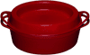 Le Creuset Oval Doufeu Dutch Oven 32cm Cherry Red