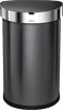 Simplehuman Semi Round Sensor LinerPocket 45 Liter Zwart