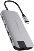 Hyper Slim usb C 8 In 1 Docking Station Space Gray