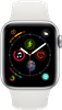Apple Watch Series 4 40mm Zilver Aluminium/Witte Sportband