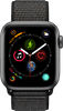 Apple Watch Series 4 40mm Space Gray Aluminium/Zwarte Nylon Sportband