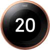 Google Nest Learning Thermostat V3 Premium Koper met installatie