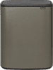 Brabantia Bo Touch Bin 2x 30L Platinum