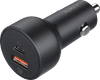 Aukey Autolader Usb A + Usb C 4A Quick Charge + Power Delivery Zwart